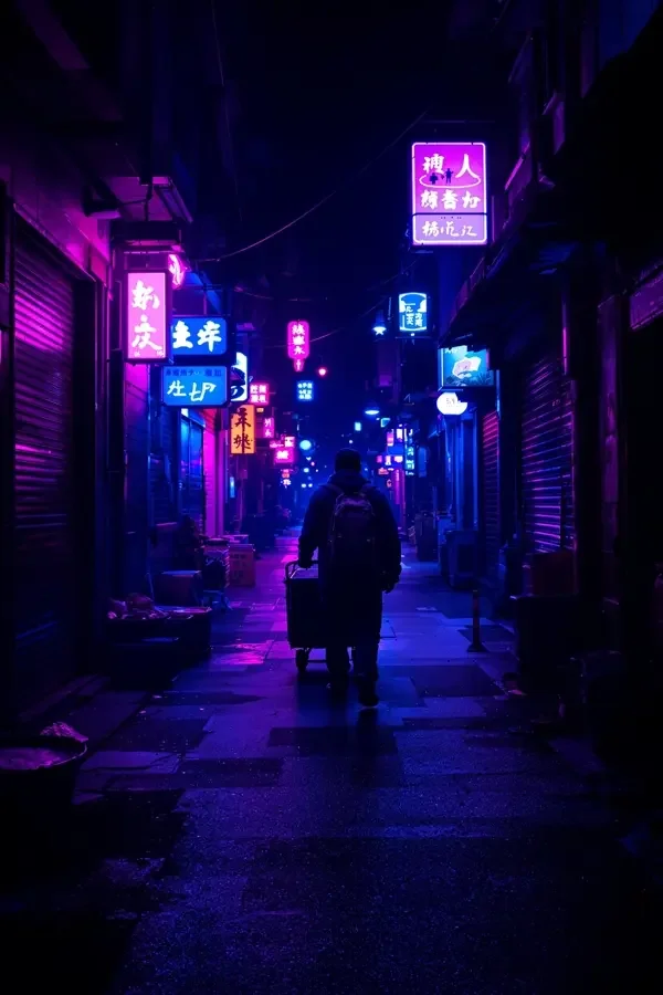 霓虹拾荒者 电影海报